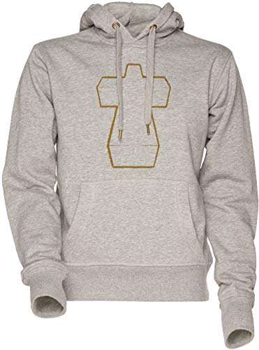 Hoodie sweatshirt gris Justice Traverser avec coupe unisexe ajustée