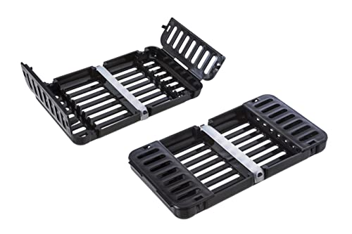 Estojo Autoclavável Para Esterilização Dentista, Odontologia (Preto)