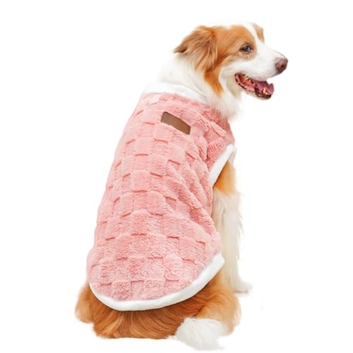中型犬用セーター、犬用ウィンタージャケット | ぬいぐるみ犬冬コート - 暖かい犬用冬ベスト猫用防寒服ペットアパレル大型犬用、寒い秋と冬の季節