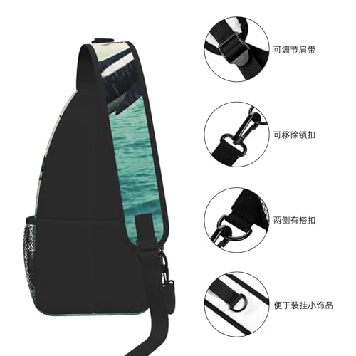 Morrales de pecho unisex estilo Sling ajustable miniatura 7