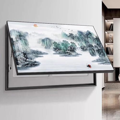 Large Waterproof Electrical Switch & Meter Box - Decorative Outdoor Outlet Cover for Home, Dorm & Hotel Use (Blue, 70x35cm/27.6x13.8in)