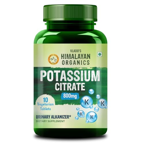 Image of Vlado's Himalayan Organics Potassium Citrate 800mg Supplement - 10 Veg Tablet