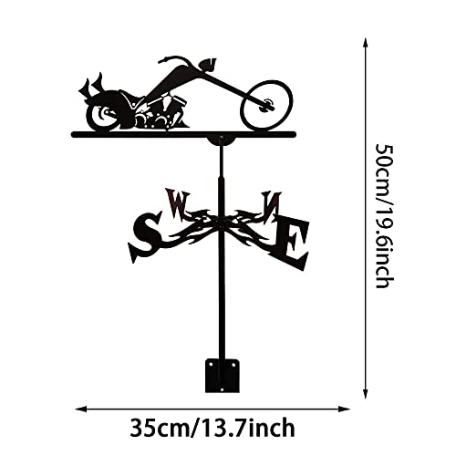 Indicateur de direction du vent pour décoration de cour et jardin