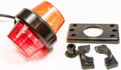 Web Truck Umrissleuchte Begrenzungsleuchte Old School Tuning Hängend Positionsleuchte 12V 24V Farben Orange und Rot für LKW PKW Anhänger, Trailer, Wohnwagen usw. 1 Stück