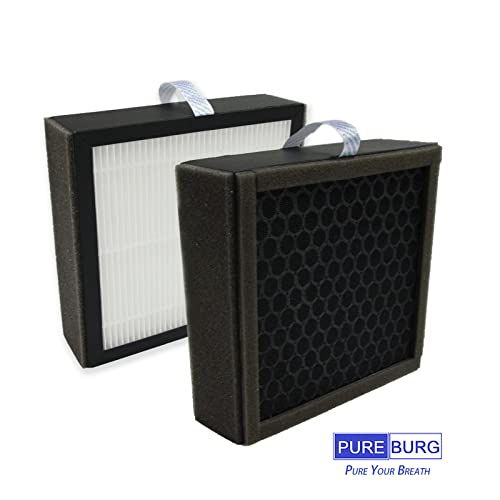 PUREBURG Replacement Filter Compatible with Tenergy Sorbi DH02 Dehumidifier Air Purifier 2-in-1(1000ML) & Afloia Q8 & Honati Hysure Q7,3-Pack H13 HEPA + Activated Carbon Version by PUREBURG - Image 5