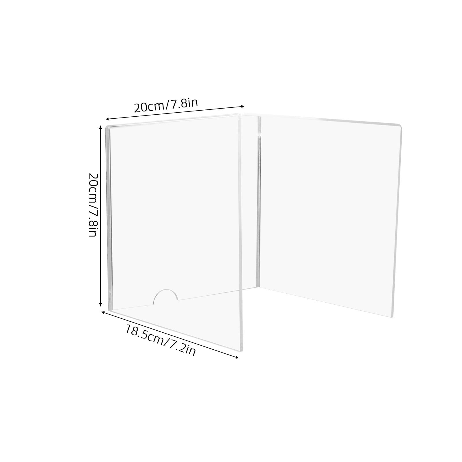 Cabilock Cubierta Resistente a Rayaduras Transparente de Acrílico Protectora Prueba de Viento para Báscula Digital de Joyería y Laboratorio para Uso Interior y Exterior