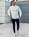 COOFANDY Men's Pullover Sweater Fashion Diamond Knitted Jumper Hipster Collared Knitwear (White XXL)