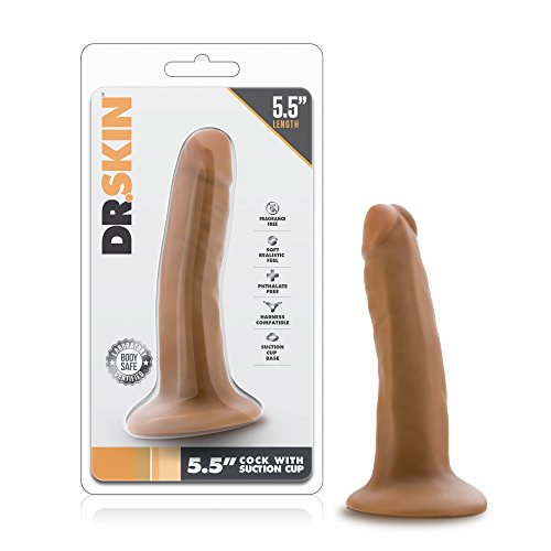 Blush Dr. Skin 5.5Inch Cock With Suction Cup Brown Taille Unique