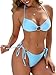 CheChury Costume da Bagno Donna Due Pezzi Push Up Bikini Set Vita Bassa Costumi...