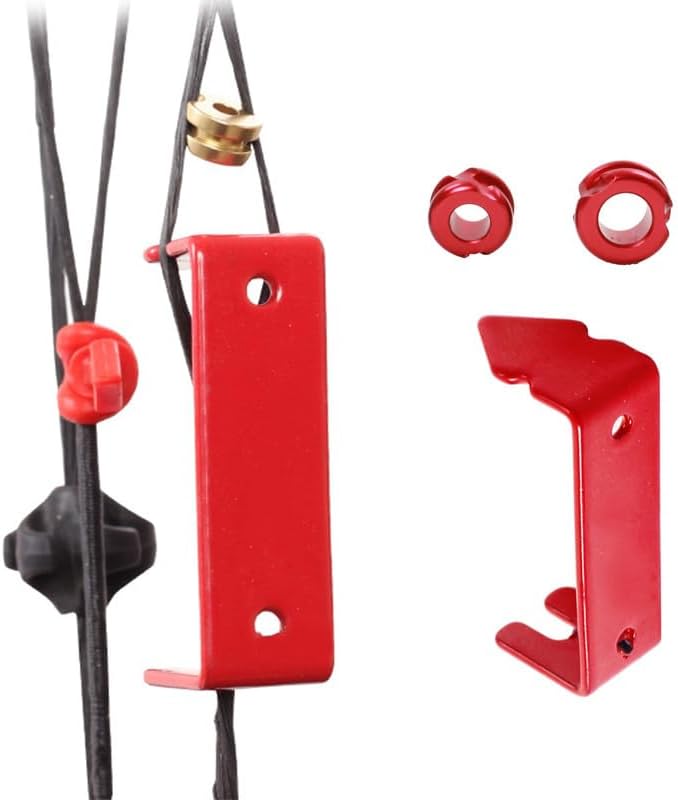 SPG Vista Peep de tiro con arco, 14" 316" de aluminio Peep Sight o tubo peep Sight con divisor de cuerda para arco compuesto de tiro con arco