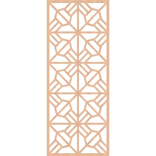 Image of Auburn Decorative Pierced Fretwork Wood Wall Panels, 23 3 /8 inchW x 59 3 /8 inchH x 1 /4 inchT, Alder