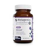 Metagenics Adreset - Adaptogen Formula with Rhodiola, Panax Ginseng & Cordyceps - Supports Stress Resilience, Energy & Fatigue Relief - Non-GMO, Gluten-Free & Vegetarian - 60 Capsules
