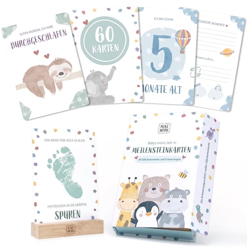 Cartes d'événements bébé Miniwerk le cadeau personnel pour naissance idéal