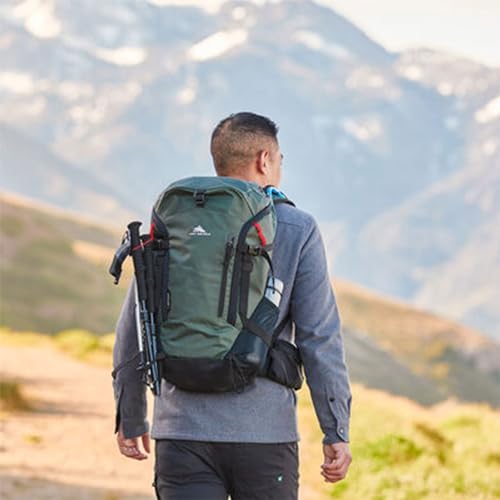 Image of High Sierra Pathway 2.0 Backpack with Hydration Storage Sleeve, for Hiking, Biking, Camping, Traveling, Black, 60L