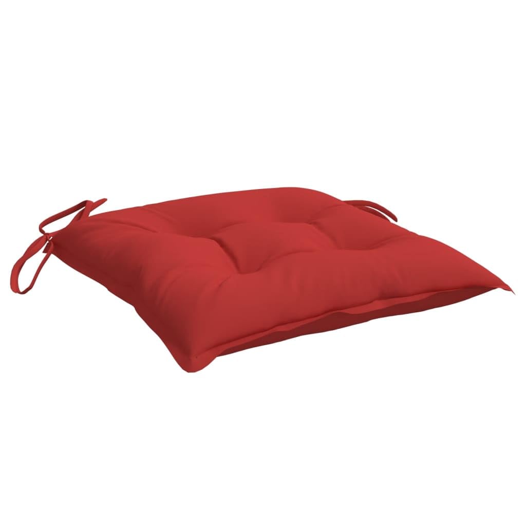 vidaXL Cojines de Silla de Jardín 6 uds, Almohadas para Sofá Asiento, Almohadillas para Muebles, Decoraciones para Patio, Tela Oxford Rojo