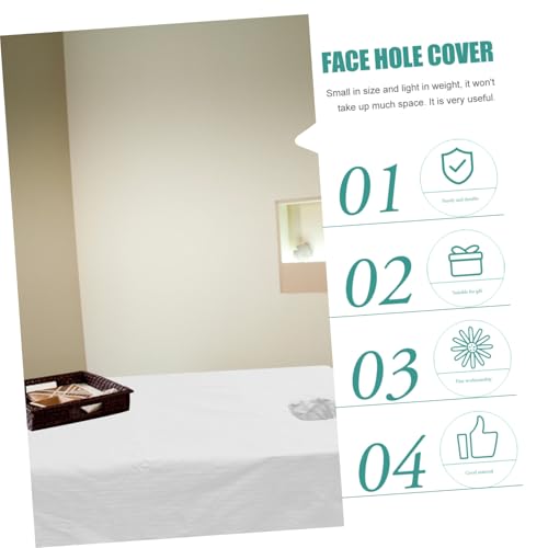 Drap housse de massage coton blanc 117 X 220 CM léger drap de table