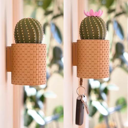 Porte-clés et crochet mural cactus, étagère de rangement multifonction 14 - 4