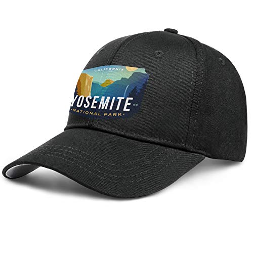 Yosemite National Park California Baseball Hat Unisex Womens Man Cool Adjustable Captain Flat Caps