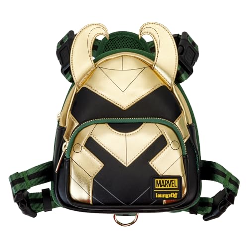 Loungefly Pets Marvel Loki Cosplay Mini Backpack Dog Harness (Large)