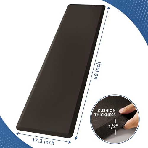 Image of Kitchen Mat Cushioned Anti Fatigue Rug Standing and Comfort Floor Mats