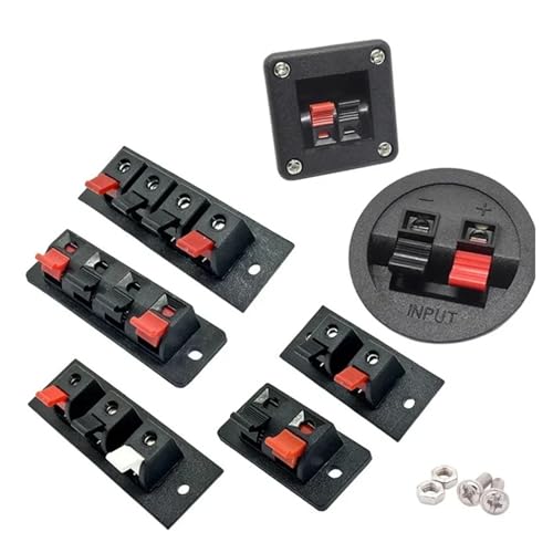 Conector de altavoz con clip de resorte contra cortes de sonido 2