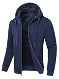 Photo Gallery yuyangdpb felpa da uomo con zip e cappuccio in pile pesante foderata in sherpa, giacche invernali calde, navy, xxx-large Photo Gallery yuyangdpb felpa da uomo con zip e cappuccio in pile pesante foderata in sherpa, giacche invernali calde, navy, xxx-large