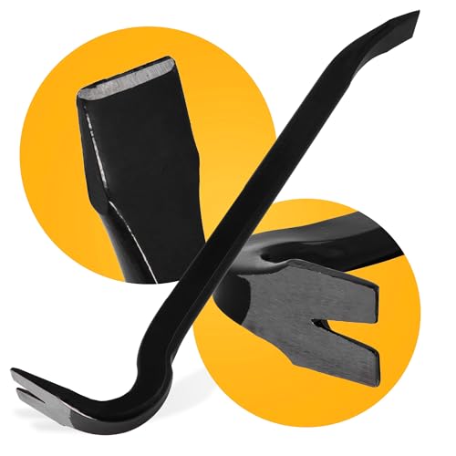 Pied-De-Biche 40cm Arrache-Clou Barre-De-Montage Griffe-De-Clou Levier-De-Montage Pied-De-Chèvre Fentes-À-Clous Pratique Outil-Multifonctionnel Travaux-De-Démolition – Image 4
