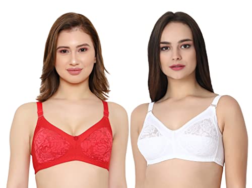 Image of Women Net Non-Padded Wire Free Regular Bra
