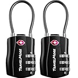 Lucchetto TSA per Valigia, Zaino, Borsa da Viaggio, ecc. | Lucchetti da Viaggio con Combin...