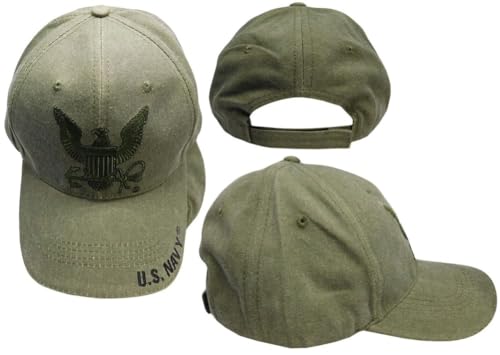 Gorra de beisbol US Navy ajustable con bordado 3D miniatura 1