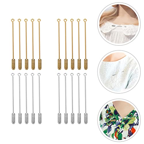 MILISTEN 40 Pcs Pinos Broches Agulha Segurança Pinos Pau para Acessórios de Jóias de Diy