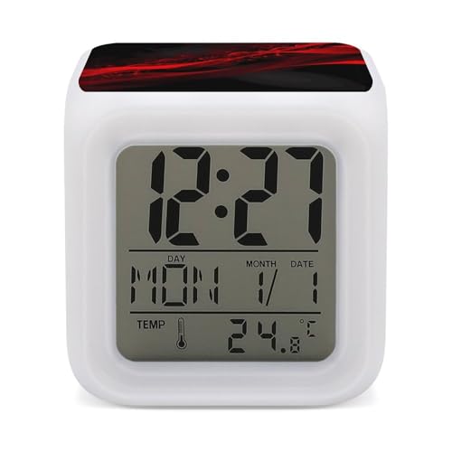 Despertador inteligente digital para evitar retrasos con pantalla LED y luz de noche relajante 2
