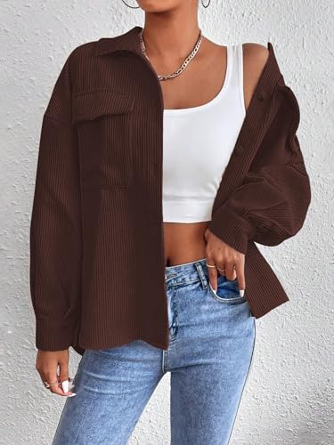 Image of GRECIILOOKS Women Poly Lycra Standard Length Oversized Jacket Korean Style Casual Outerwear | Streetwear Party Jacket with Trendy Loose Fit Casual Shirt