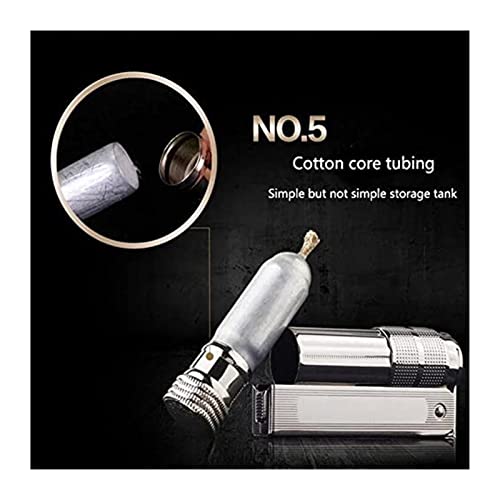 Old-Fashioned Antique Retro Wind Ditch Lighter - Refillable Windproof Kerosene Portable Vintage Nostalgic - Birthday Gift for Men, Dad, Husband (Colorful)