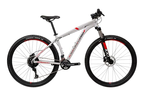 Caloi Bicicleta Aluminuim Pro, Aro 29, Tamanho 17, Câmbio Microshift 20 Velocidades, Branca