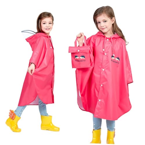 GALPADA Capa De Chuva Com Capuz Crianças Com Capuz Impermeável Poncho De Chuva Para Caminhada Capa D