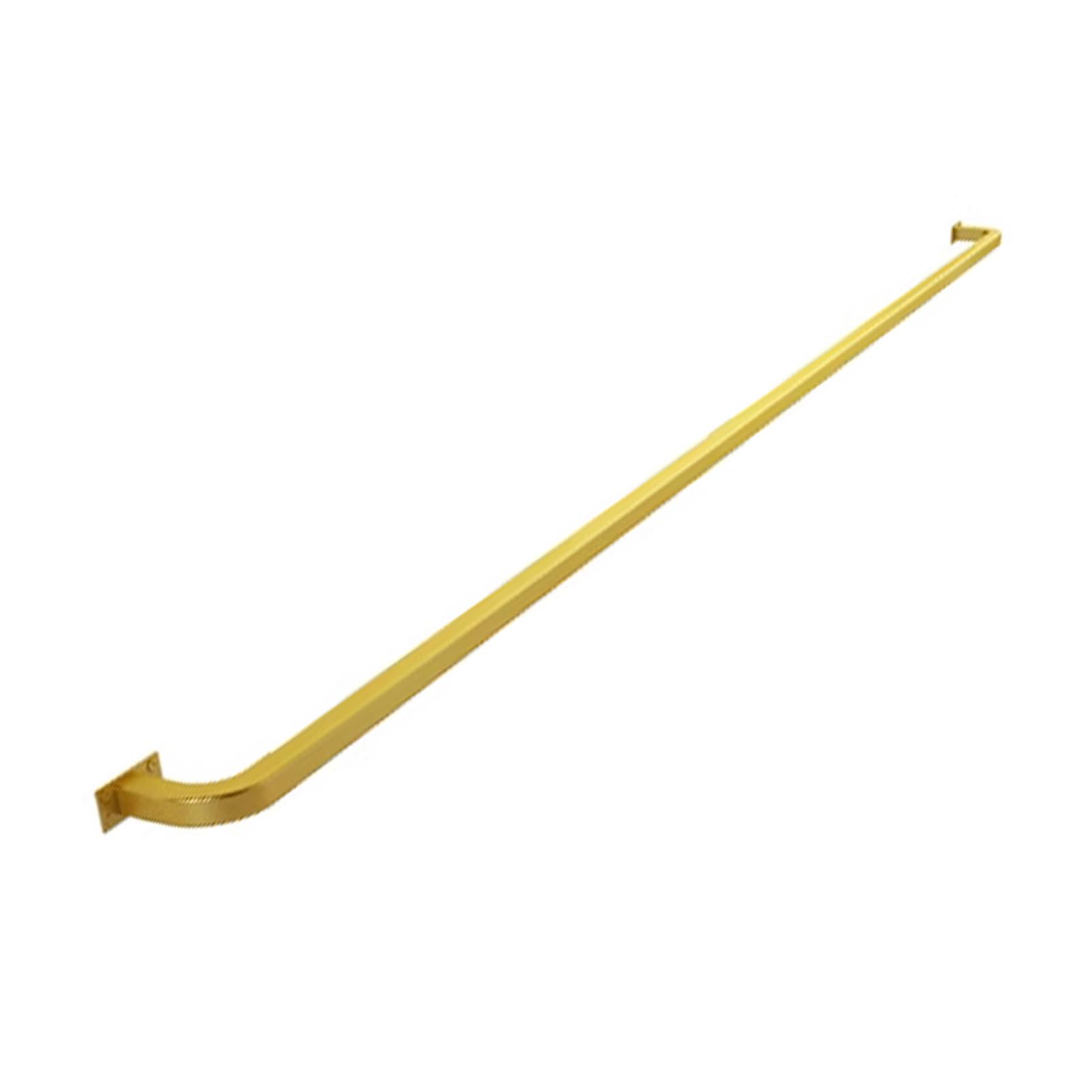 Schwarz Handlauf Innen Außen Handläufe für Treppen Treppenhandlauf für ältere Kinder Geländer Schmiedeeisen Treppengeländer Rutschfestes Sicherheitsgeländer mit Zubehör (80CM,Gold)
