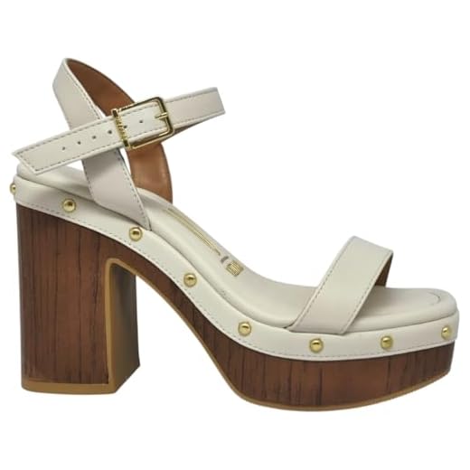 Sandália Feminina Casual Dia a Dia Passeio Trabalho Salto Grosso Alto Conforto Vizzano 6541.200