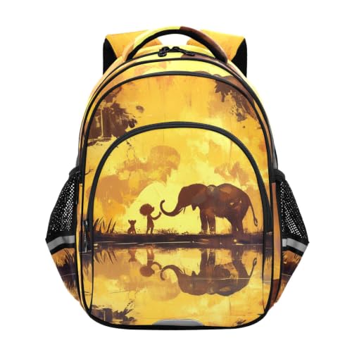 Sac pour tout-petits éléphants bruns pour grandir en douceur