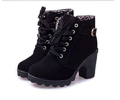 Stivali da Donna - Lacci - Cerniera - ZJP-002 (38