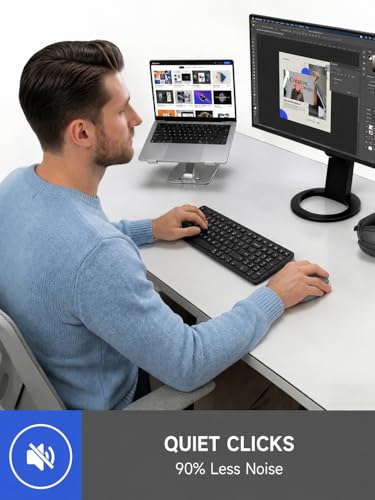 Image of Philips Ergonomic Wireless Mouse, Multi-Device Bluetooth (USB-A /C) for Laptop & Mac /PC, Silent Productivity Mouse with Side Scroll, 5-Level DPI Rechargeable Computer Mouse(Grey)
