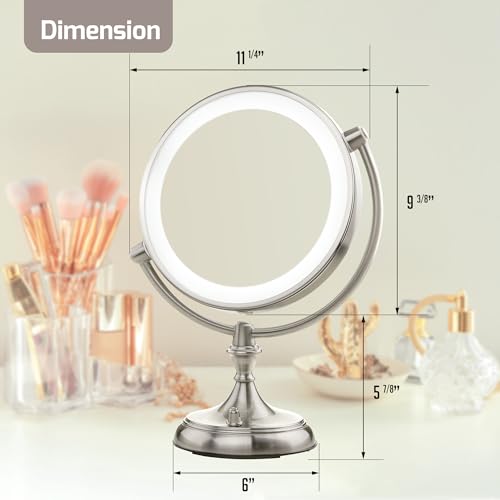 OVENTE Espejo de Maquillaje de Mesa Iluminado 9 Pulgadas miniatura 6