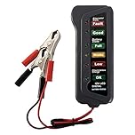 Car Battery Tester 12V Car Battery & Alternator Tester Detector Car Lighter Plug Diagnostic Tool Analyzer to Check alternator & Battery Condition for Car Motorbike