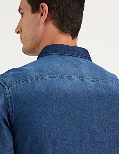 Image of Amazon Brand - INKAST Men's Slim Fit Denim Shirt