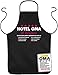 Tini - Shirts Oma Geschenk-Set, Großmutter-Schürze und Blechschild : Hotel Oma - All Inclusive & Oma GmbH - Kochschürze, Deko Schild Oma, Enkel, Enkelkinder Sprüche