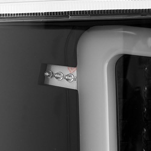 AKKON - For 2004-2015 Nissan Titan Pickup Black Bezel C-Shape LED Tube Tail Brake Light Lamp Assembly