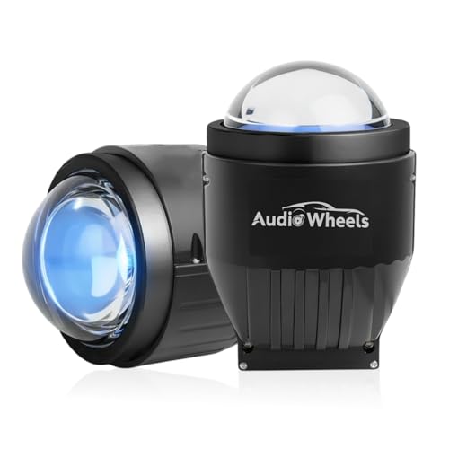 Image of Audio Wheels 3 Inch LED Projector Fog Lamp | 200W High Brightness | 15000 Lumens | 1200m Beam | Adjustable Color Temperature | App Control | Premium Aluminium Body | IP68 Waterproof | 1 Year Warranty