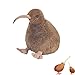 TEKNGTR Jouet en Peluche d'oiseau de Kiwi, Jouet d'animal de Conception d'oiseau de Kiwi en Peluche, Jouets Mous à Collectionner (28cm)
