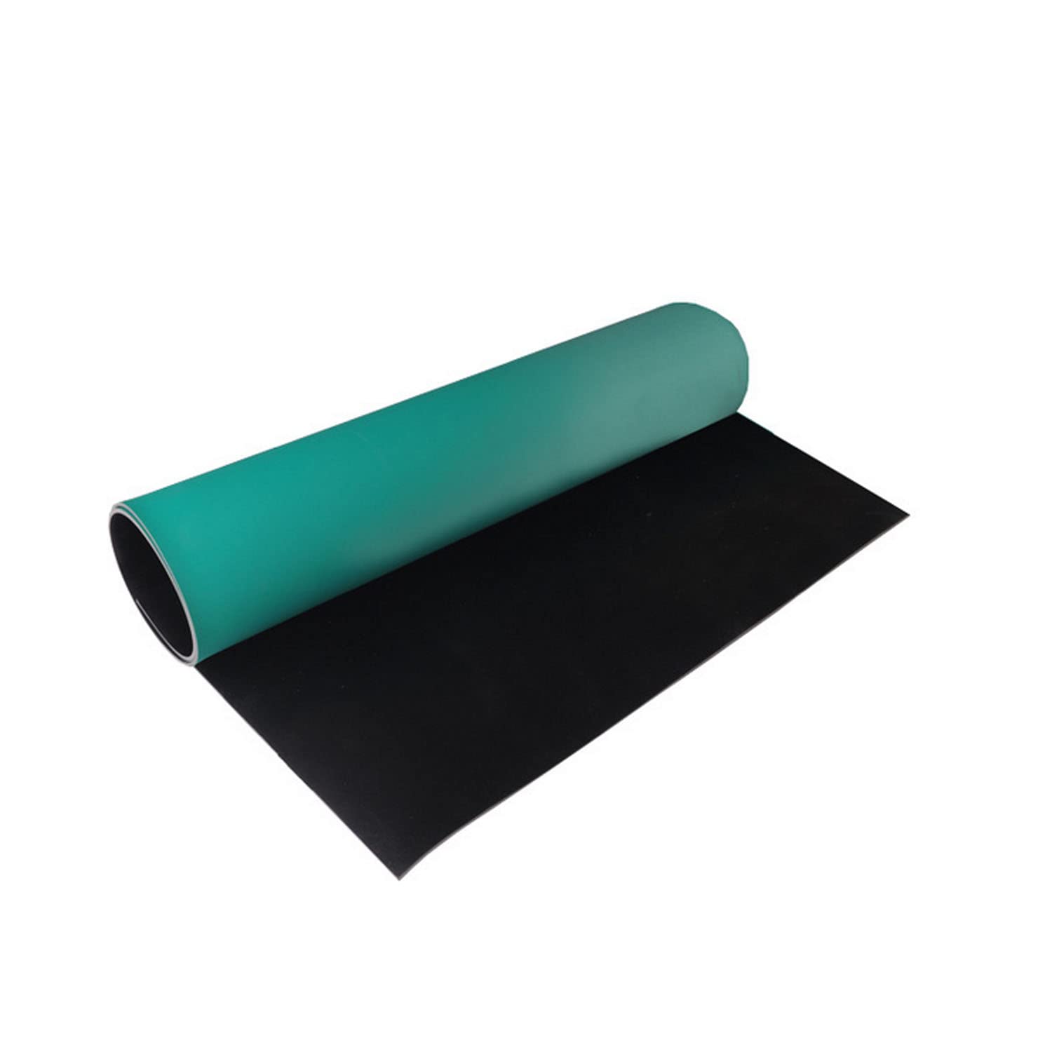 uyoyous Tapis de soudure, antistatique, en caoutchouc, 100 x 60 cm, épaisseur : 2 mm, pour le travail, la réparation électronique, vert