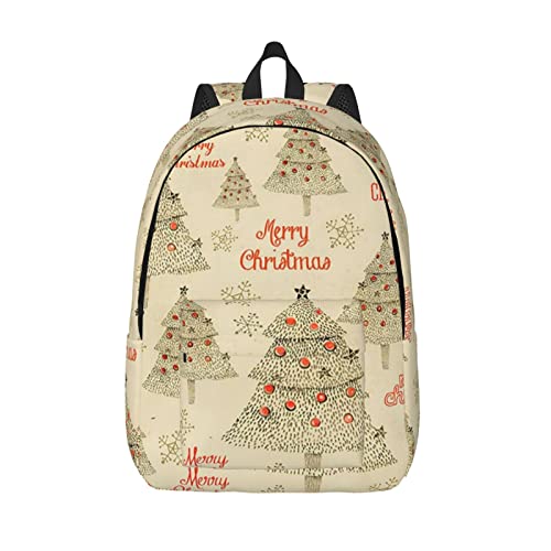 Sac à dos décontracté marguerites sapin de Noël taille S pour PC